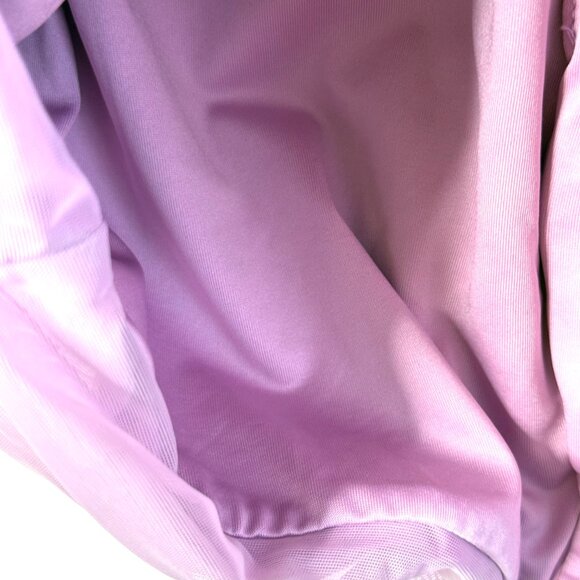 Oh Polly Ruched Sheer Mesh Gathered Mini Dress Womens US 10 UK 14 Pink Lavender - Picture 4 of 8